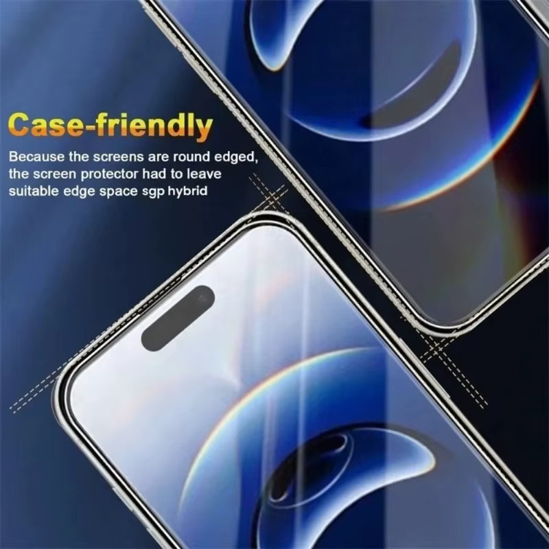 ZMZE 3er-Pack Ultra-Klares Panzerglas Displayschutzfolie für iPhone 17 Pro Max, 16, 15, 14, 13, 12, 11 Pro, transparent - Bild 2