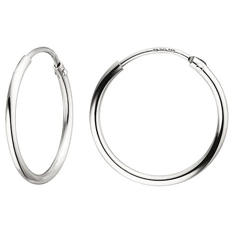 Colfem Creolen 925 Sterling Silber, Unisex - Bild 1