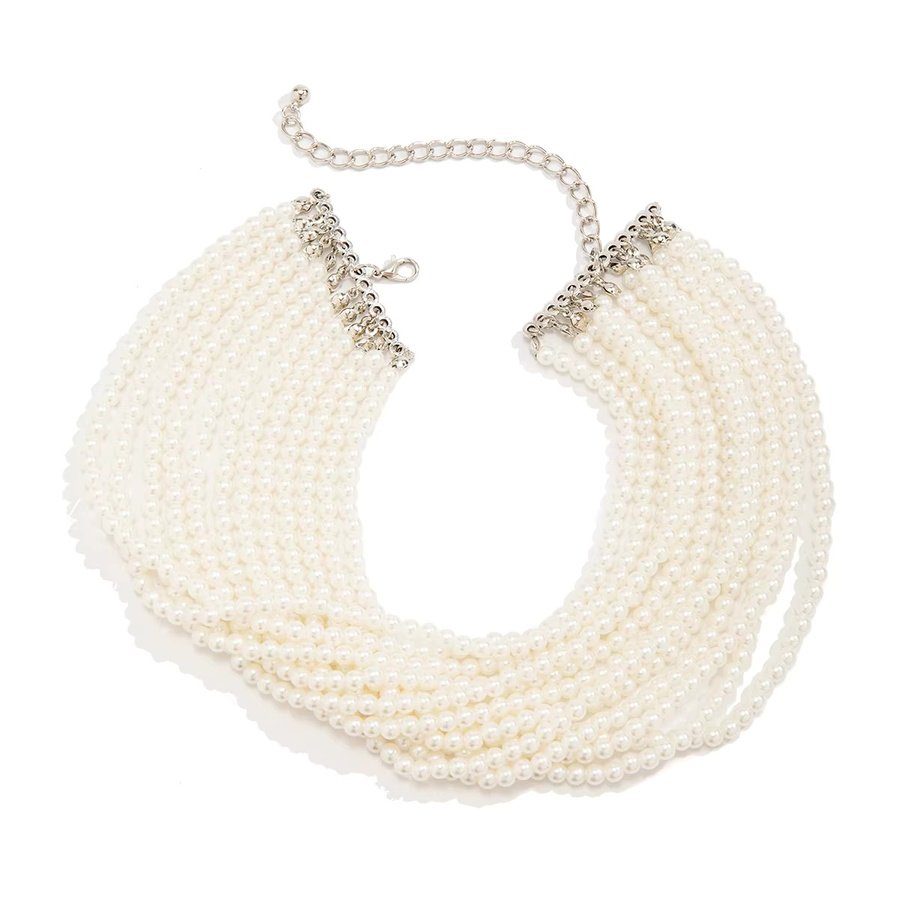SHIXIN Perlen Kette, Choker Halskette, Damen - Bild 3