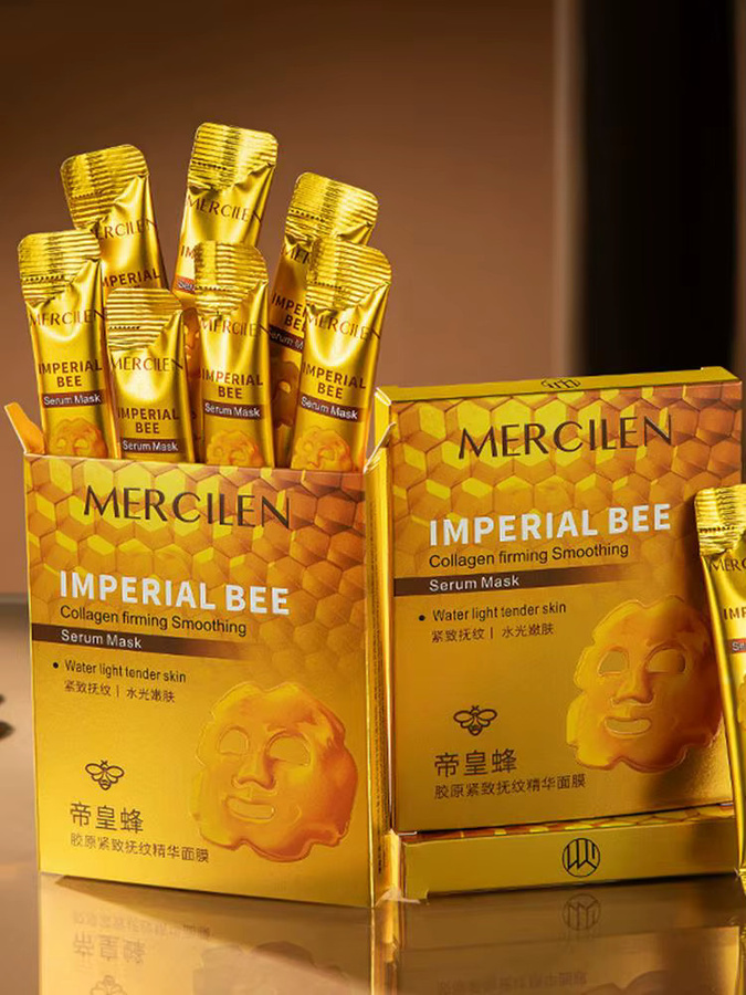 Mercilen Imperial Bee Peeling-Gesichtsmasken, 10 Stück, Reife Haut - Bild 4