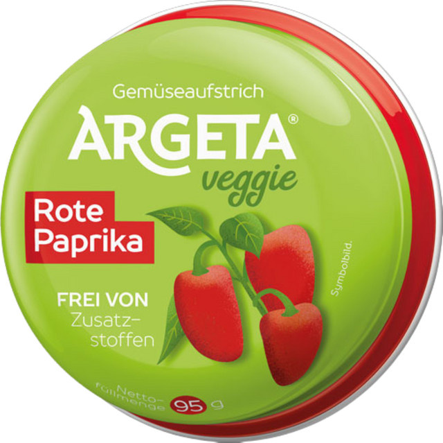 Argeta Veggie Rote Paprika Gemüseaufstrich 95 g - Bild 1