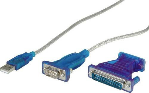 Value USB 2.0 Konverter USB-A Blau, Länge: 1,80 m - Bild 1