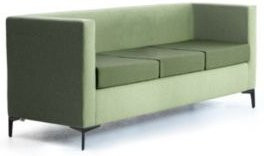 Leyform 3-Sitzer Sofa in Grün mit Stoffbezug und Mehrschichtholz-Rahmen, B: 173 cm, T: 60 cm, H: 73 cm - Bild 1