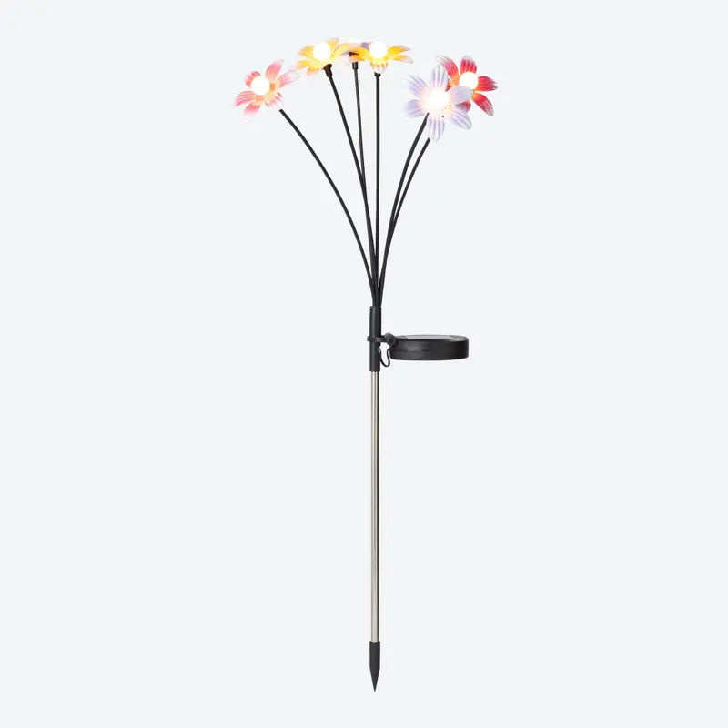 Solarstab Metallblüten Höhe: 75 cm - Bild 2