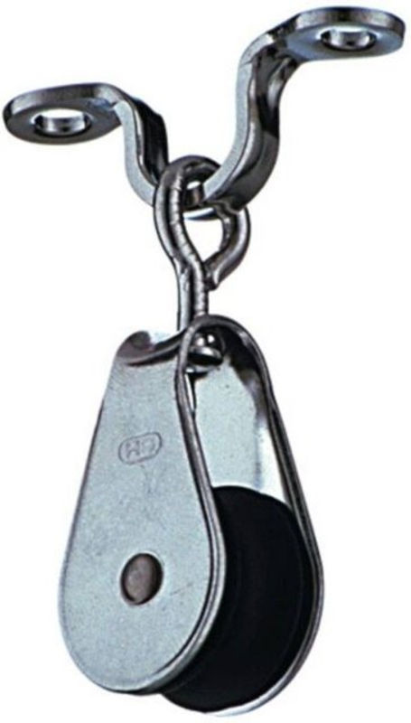 CONACORD Block mit Wirbel und Fenderöse aus Edelstahl in Silber - Bild 2