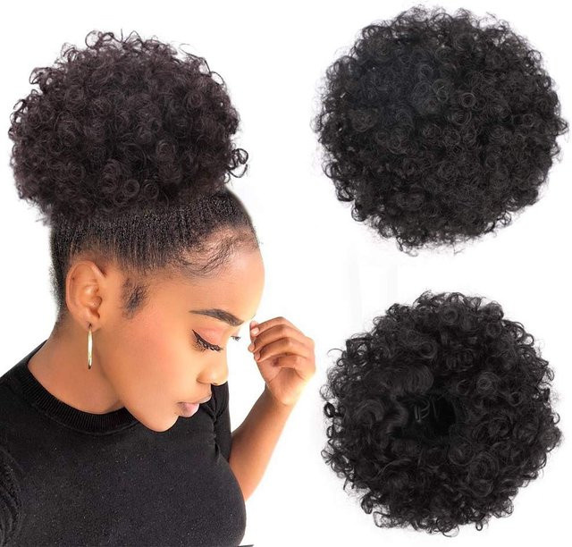 G&T Wig Afro-Puff-Pferdeschwanzverlängerung, Synthetisch, Damen - Bild 1
