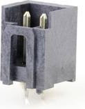 Molex Stiftgehäuse-Platine in Schwarz mit einem Rastermaß von 3,96 mm, Artikelnummer 2074790002 - Bild 1