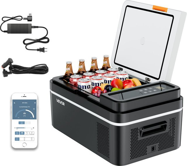Succebuy Tragbare elektrische Kompressor-Auto-Kühlbox in Schwarz für 15L bis 55L - Bild 1