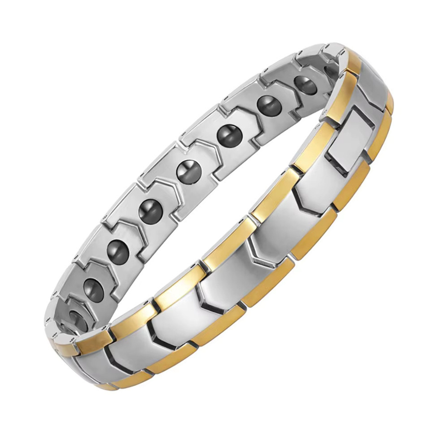 VQYSKO Armband, Edelstahl, Magnetisch, Unisex - Bild 1