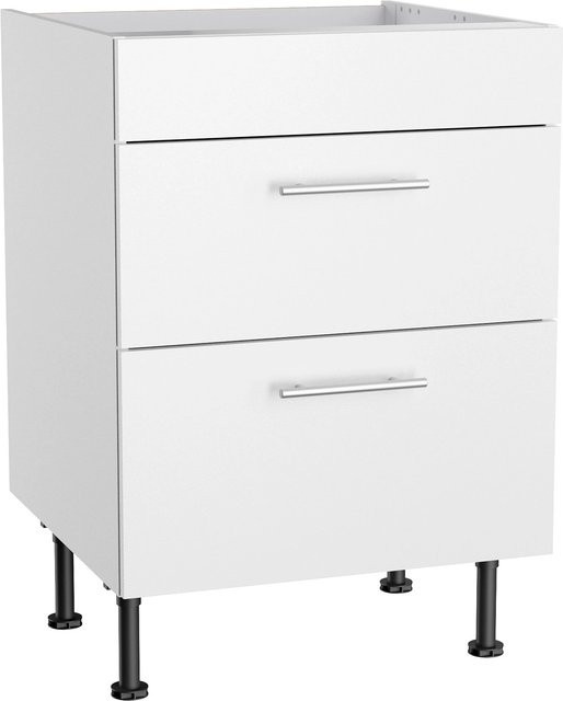 Optifit Küchen-Unterschrank Bengt für Kochfeld in Weiß, B/T/H: 60 x 58,4 x 87 cm - Bild 1