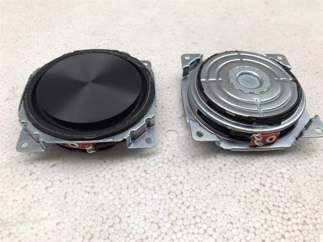 GHXAMP Basshorn Lautsprecher für Harman Kardon, 7,6 cm ultradünne Membran mit CD-Muster, 12 Ohm, Schwarz - Bild 1