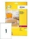 Avery Polyester Etiketten transparent matt B/H: 99,1 x 67,7 mm 200 Stück (25 Bogen à 8 Etiketten) - Bild 1