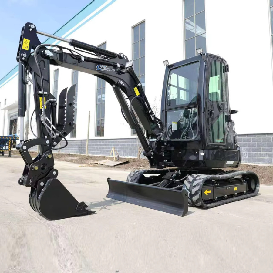 DCNB Multifunktionaler hydraulischer Raupenbagger in Schwarz für die Gartenarbeit - Bild 2