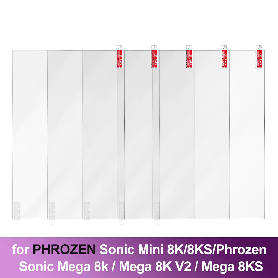 5 Stück Phrozen Displayschutzfolie für Sonic 8K und Sonic 8KS Resin LCD 3D-Drucker, 7,1 Zoll, transparent - Bild 2