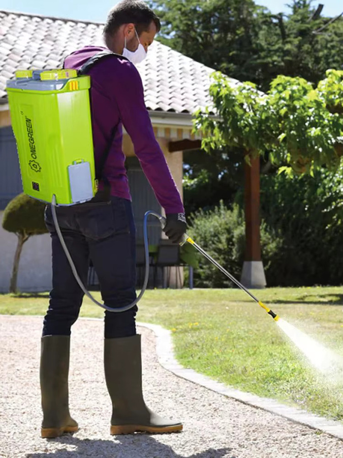 ONEGREEN Elektrischer Sprayer für Landwirtschaft und Garten, intelligenter Pestizid-Spender zur Bewässerung, kompatibel mit Makita 18V Akku, Volumen: 20 l, Farbe: Grün - Bild 5