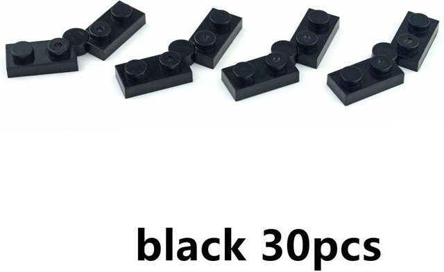 30-teiliges Set MOC Bausteine Wechselverschluss 1x2 Scharnierplatte - Bild 1