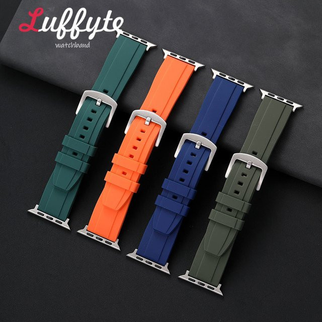 luffyte Uhrenarmband Silikon, Unisex, für Apple Watch 38-49mm - Bild 1