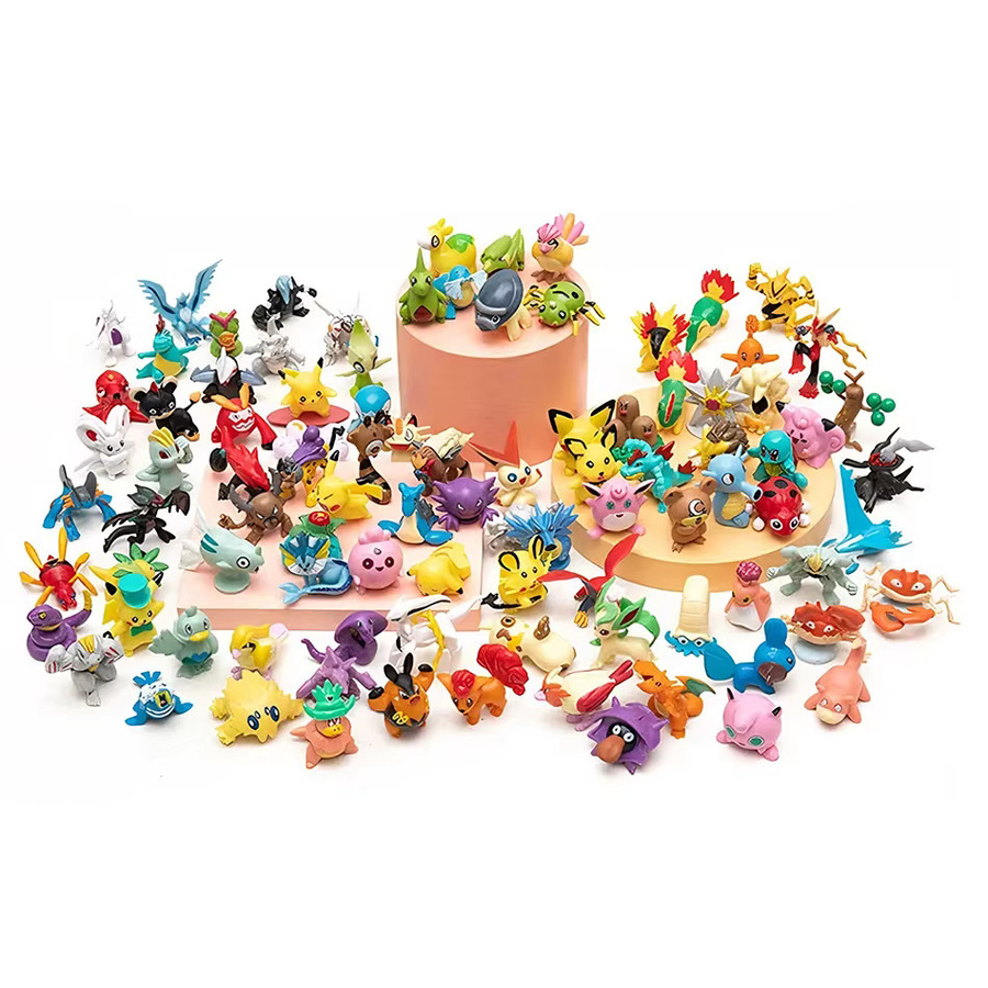 Bandai Pokémon Mini-Figuren, 24-teiliges Set, Kunststoff, Bunt / Mehrfarbig - Bild 2