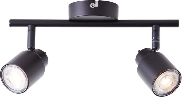 Brilliant LED-Spotrohr Andres 2-flammig Schwarz matt - Bild 1