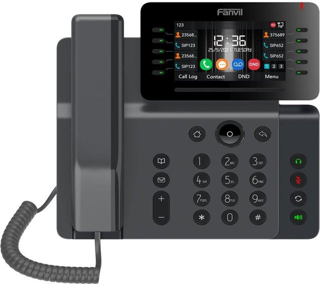 Fanvil IP Telefon V65 in Schwarz mit Wi-Fi - Bild 1