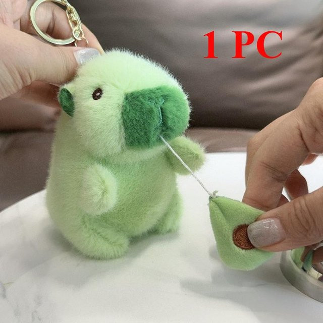 Fashnics Avocado-Capybara-Plüschtier Spielzeugpuppe Plüsch - Bild 1