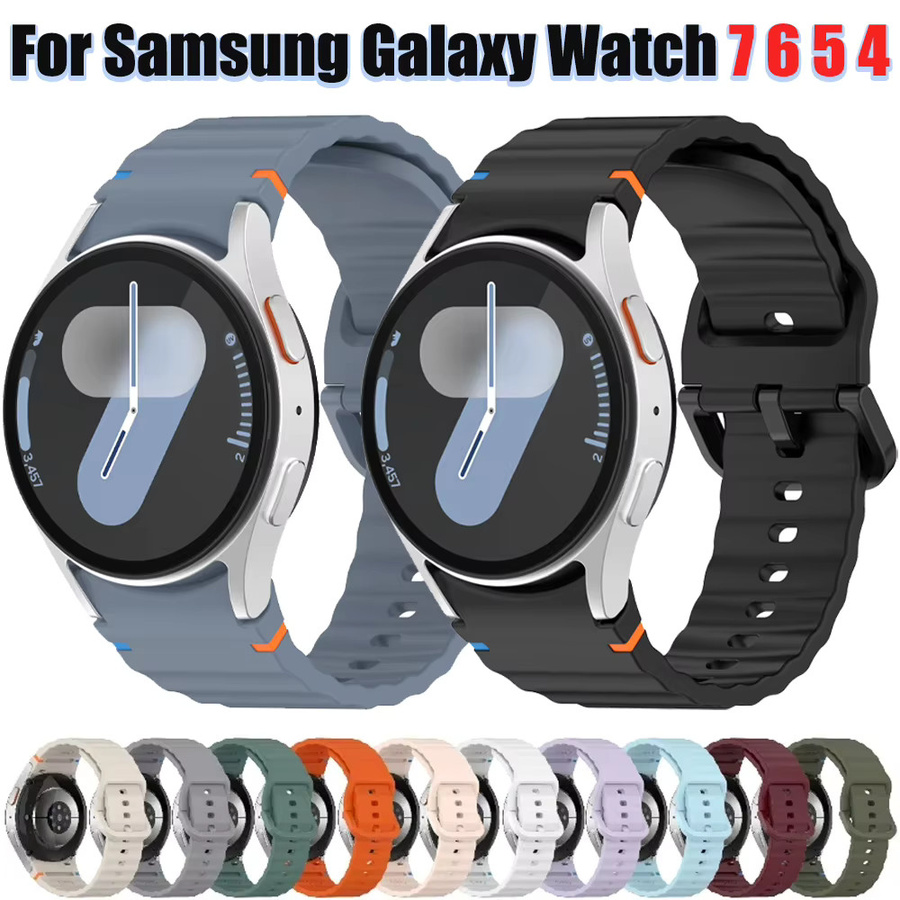 Samsung Uhrenarmband Silikon, Schwarz, Unisex - Bild 2