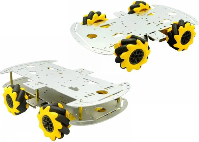 McNamum Aluminium Auto Chassis DIY Ultraschall intelligentes Hindernisvermeidung Auto 4WD Allradantrieb - Bild 1