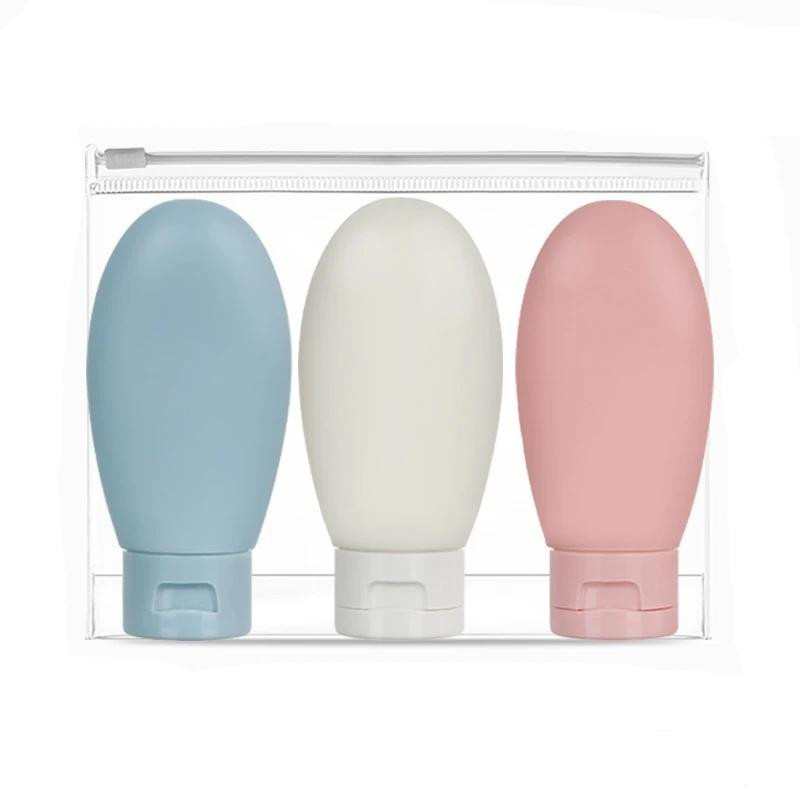 3-teiliges Set nachfüllbarer Kosmetik-Reisebehälter Morandi mit Spray und Lotion für Parfüm, Shampoo und Duschgel - Bild 2
