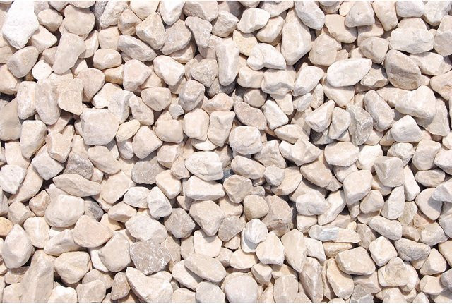 Scherf Gletscherkiesel Chateau-Beige Dekosteine 16 - 25 mm 1000 kg Big-Bag - Bild 1