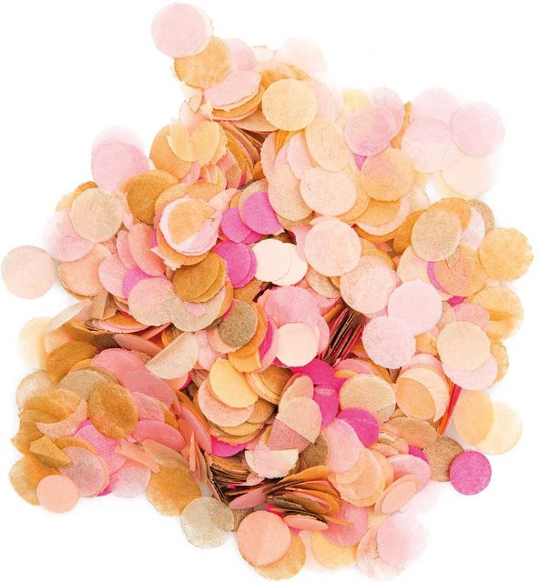 Rico Design Party Konfetti Rosa Mix, kreisförmig, 20g - Bild 1