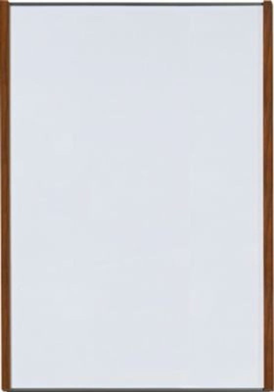moedel Wandschild LMH DIN A3 Hochformat mit Holz- und Aluminiumrahmen in Silber/Nussbaum, B: 30,85 cm, H: 42,25 cm - Bild 1