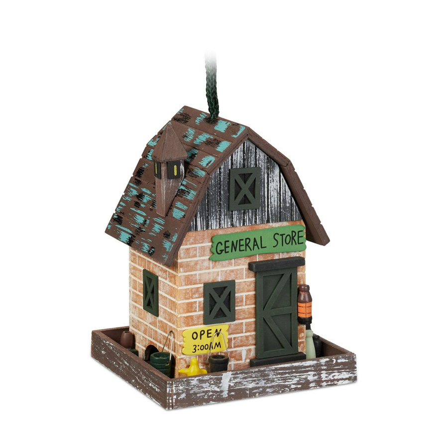 Relaxdays Vogelhaus aus Holz in Bunt zum Aufhängen, B/T/H: 23 x 18 x 18 cm - Bild 2