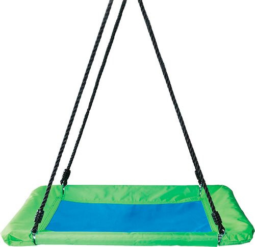 HAPPY PEOPLE Nestschaukel in Grün mit einer Höhe von 11 cm und einer maximalen Belastbarkeit von 150 kg - Bild 1