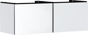 Hansgrohe Waschtischunterschrank Xilesa E mit 2 Schubkästen, mattweiß, B: 137,5 cm, T: 55 cm, H: 55 cm - Bild 1