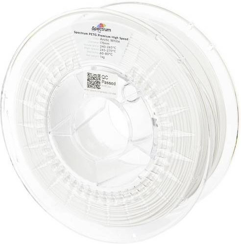 Spectrum Filaments PETG Premium High Speed Filament 1,75 mm, 1000 g, Arctic White - Bild 1