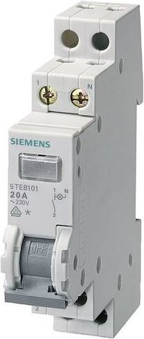 Siemens Kontrollschalter 20A 3S 1 Lampe 230V 5TE8103 in Weiß - Bild 1