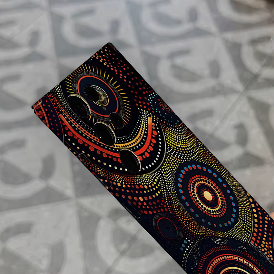 Stoßfeste Aboriginal Dot Art Handyhülle für Samsung Galaxy S26 S25 S24 S23 Ultra Plus in Multicolour - Bild 5