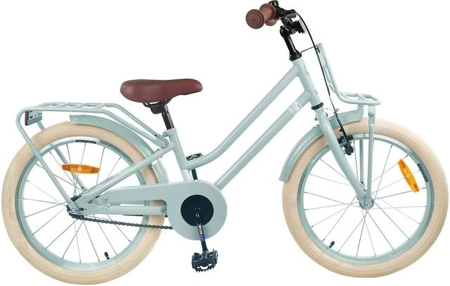 vidaXL Kinderfahrrad 18 Zoll Hellgrün für 5-7 Jahre Alt - Bild 1