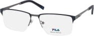 Fila VFI 714 Brille, Halbrand, Rechteckig, Herren, blue, grey - Bild 1