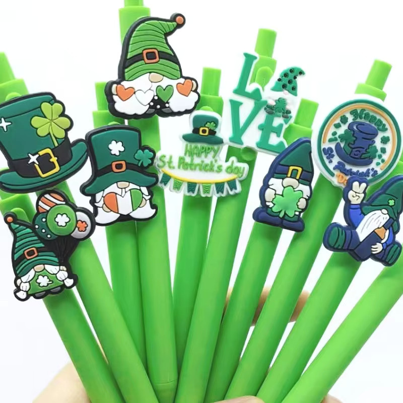 10 Stück St. Patrick's Day Kugelschreiber in Grün und Multicolour für Erwachsene - Bild 2