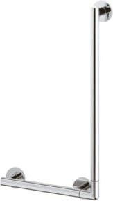 Keuco Plan Care Winkelgriff 90 Grad in Silber eloxiert Aluminium, Höhe: 76,5 cm, Breite: 46,5 cm - Bild 1