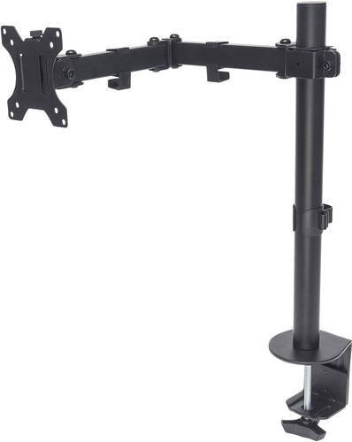 Manhattan 461542 Monitor-Tischhalterung für 1 Display, Schwarz, höhenverstellbar, neigbar und schwenkbar, passend für 33,0 cm bis 81,3 cm - Bild 1