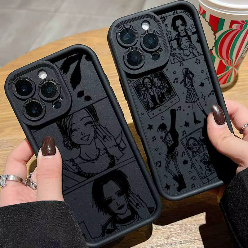 Anime NANA Handyhülle Soft Cover für Apple iPhone 17 Air 16E 16 15 14 13 12 Mini Pro Max Plus - Bild 2