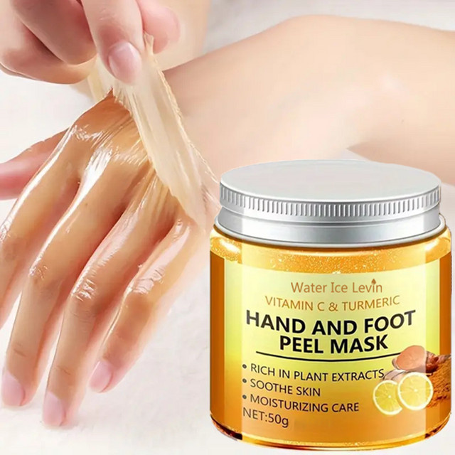 Water Ice Levin Vitamin C & Kurkuma Hand- und Fußpeeling-Maske, Unisex - Bild 1