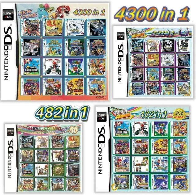 TAKARA TOMY R4 Karte mit 4300 in 1 Spielen für DS NDS 3DS NDSL Handheld Player in Multicolour - Bild 1