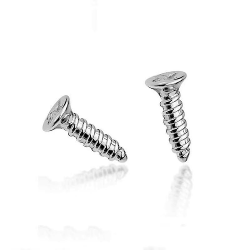 GaGa-Duck Ohrstecker 925 Silber, Damen, Schraubenförmig - Bild 5