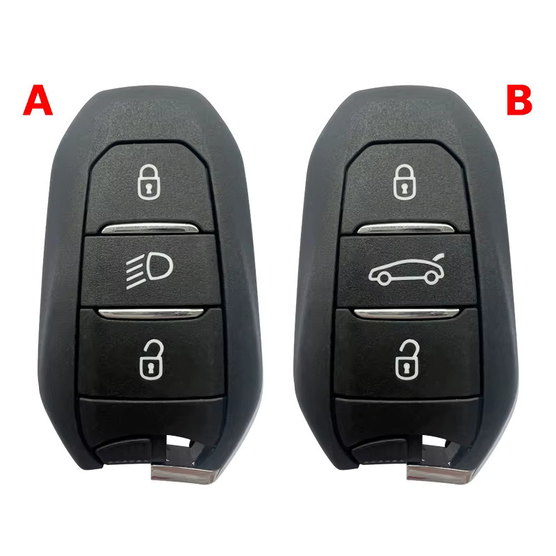 Original 3-Tasten Smart-Fernbedienungsschlüssel für Opel Corsa F, Astra L und Mokka B ab 2019, 433MHz mit 4A Chip, Schwarz - Bild 3