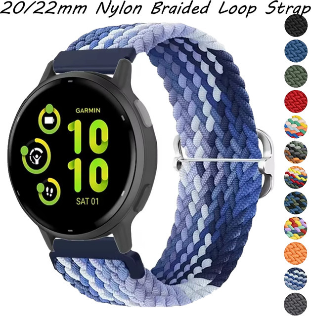 Garmin Uhrenarmband Nylon, geflochten, 20/22 mm, Unisex - Bild 1