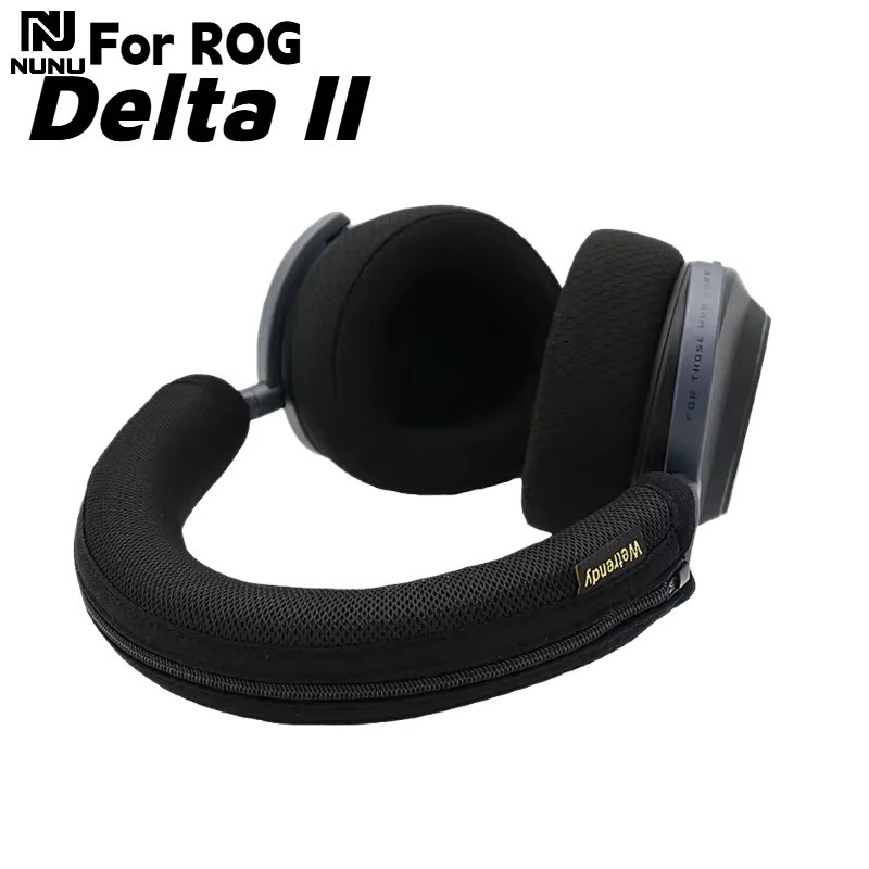 NUNU Kopfbügelhülle mit Reißverschluss für ROG Delta II Kopfhörer in Grau - Bild 2