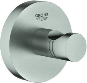 Grohe Bademantelhaken Essentials mit verdeckter Befestigung in Chrom und Edelstahl - Bild 1